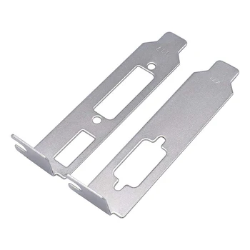 Custom Made Nickel Plated Metal Stamping PCI Bracket For Computer or Book PC