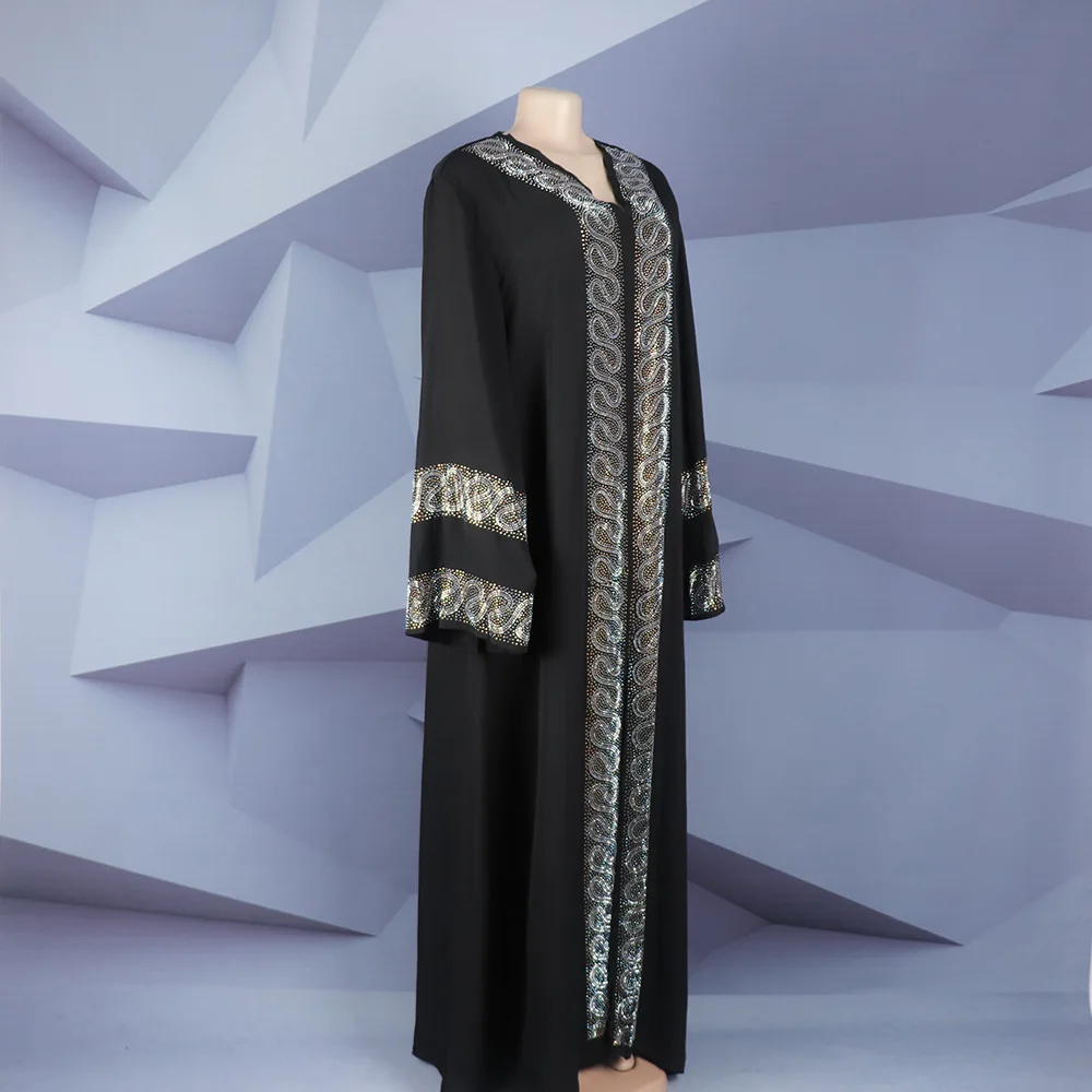 Sale Abaya Burqa Design Rhinestone Arabic Dubai Abaya Kaftan Style Prom