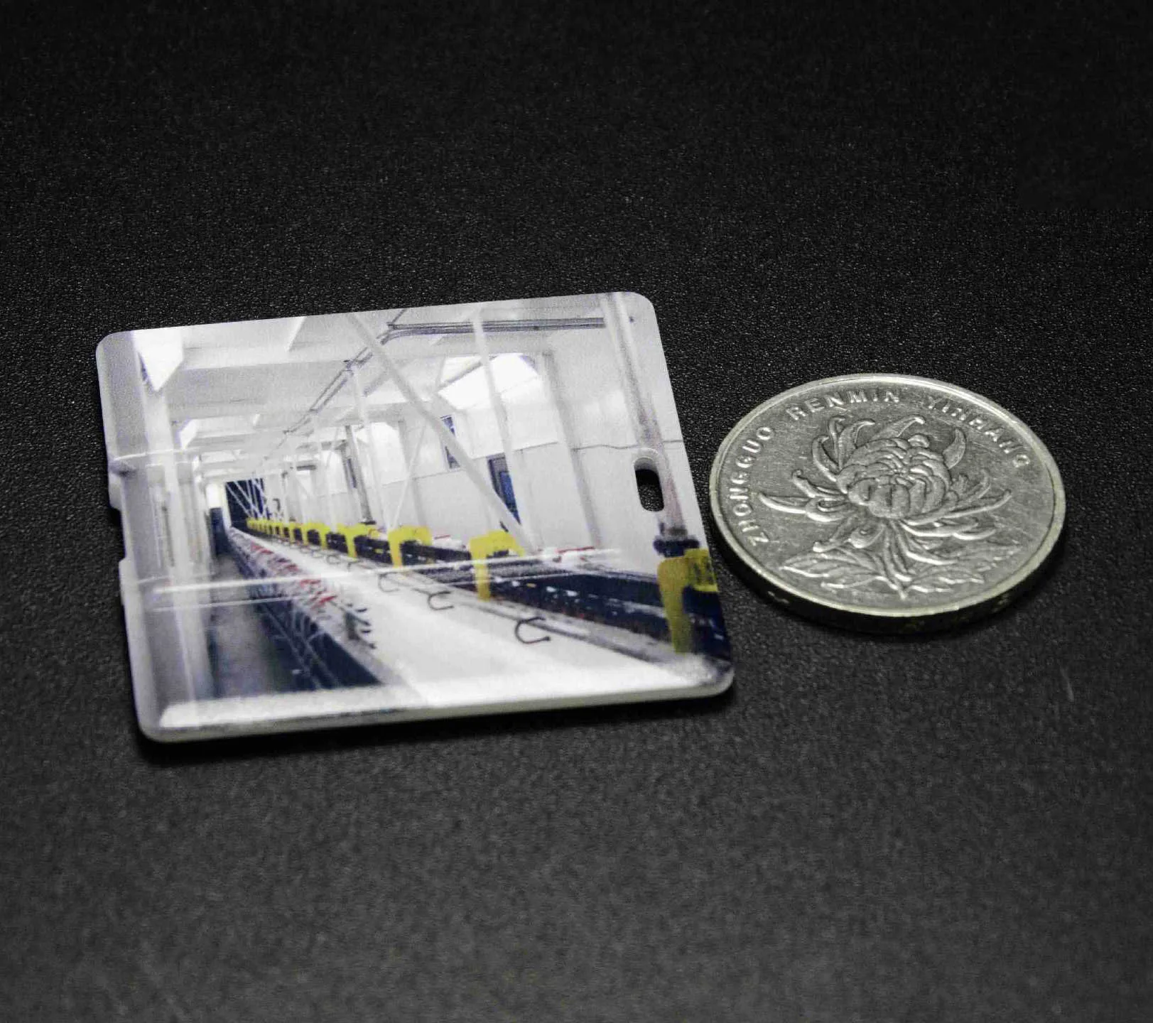 Square shape USB stick plastic credit card flash disk customized USB flash drive business card USB pen drive - ANKUX Tech Co., Ltd