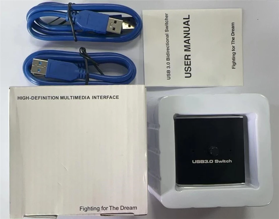 Selettore USB 3.0 Bidirezionale 1 In 2 / 2 In 1 – Alluminio, 5 Gbps Per Stampante E Tastiera, Plug&Play