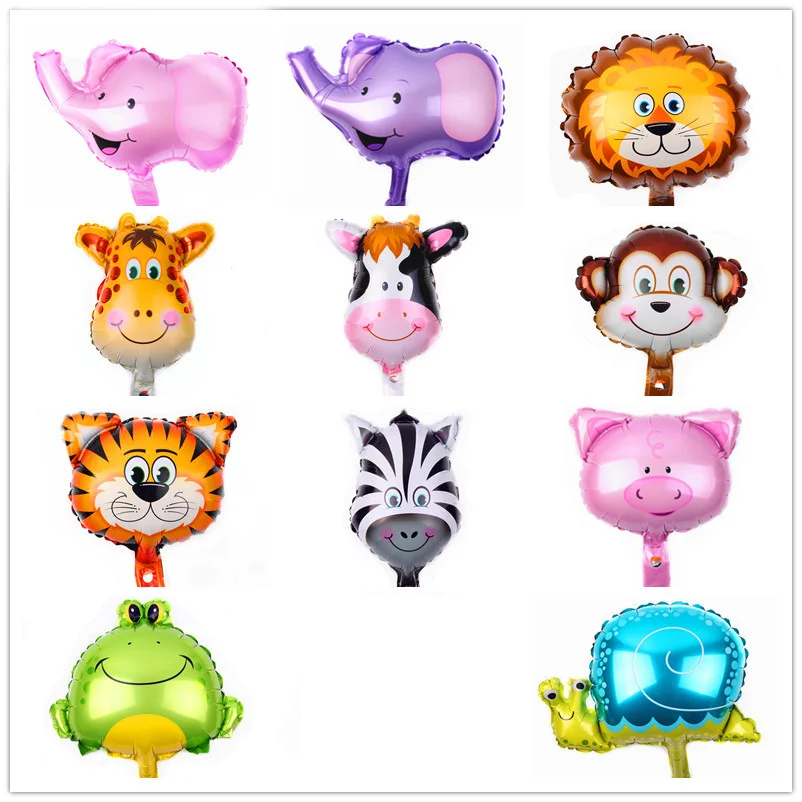 Mini Festival Party Decoration Toy Cartoon Animal Head Shape Aluminum Foil  Balloon Wholesale - Buy Cheap Cartoon Foil Balloons,Ballon,Custom Shape Helium  Foil Balloons Product on 