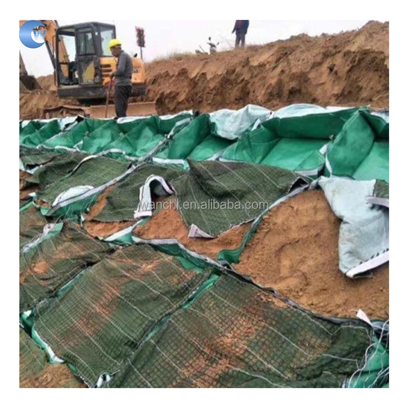 Nylon Polyester Netting Rock Stone Cage Net Bag Gabions Bag Nettings for Stream Bank Erosion Control