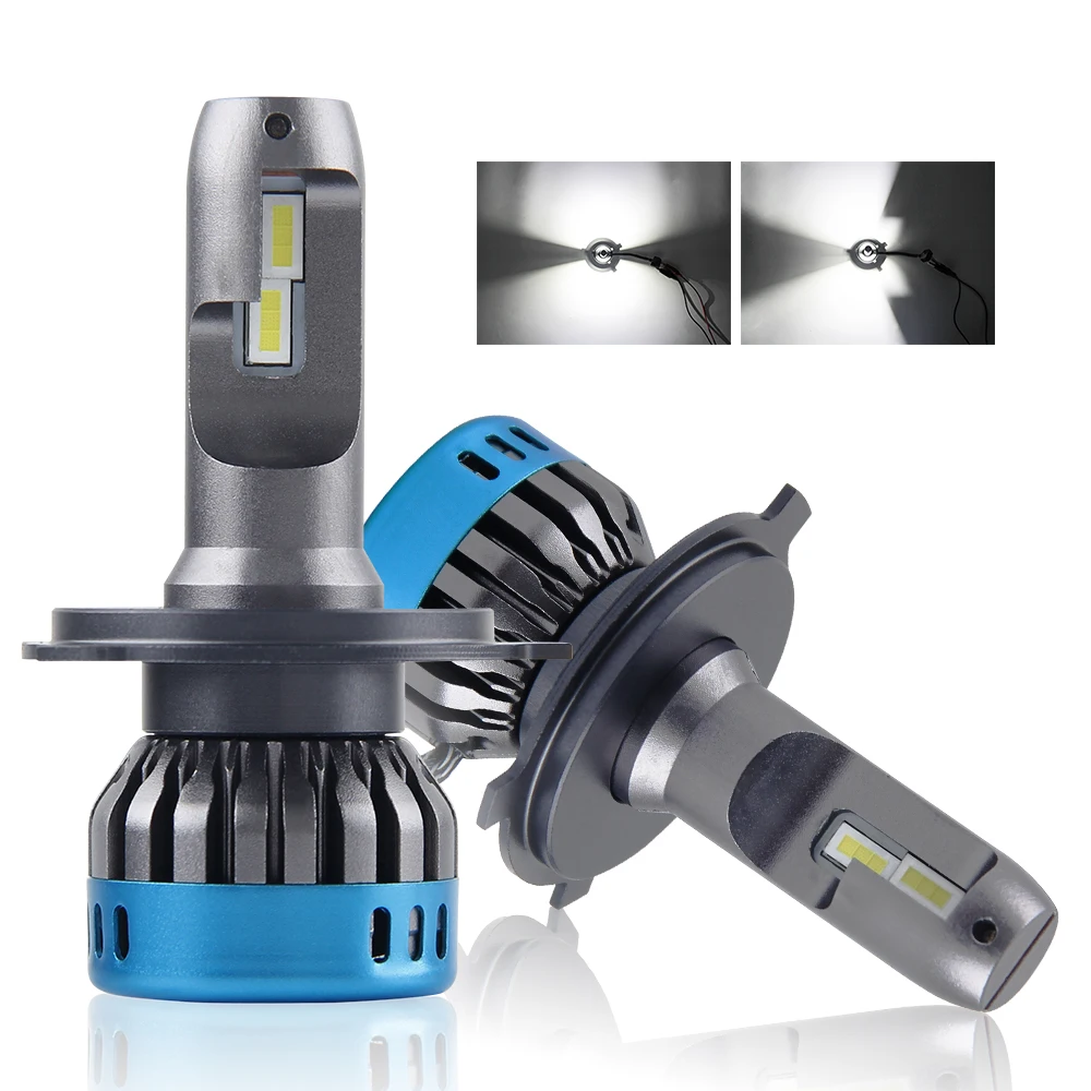 Cutline Super Bright High Power h4 led h7,16000LM luz bombillo luces Mini H11 9005 H13 H3 Car H4 H7 880 H1 F6 Led Headlight