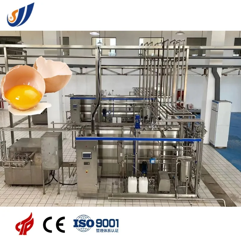 Full Automatic Egg Liquid Production Line with Pasteurizer for Industrial Plant
