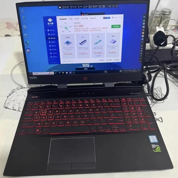 Used gaming laptop RTX1050Ti single display core i5 or i7 for HP-15-ce 8G 1TB+128GB for gaming graphics low price stock sales