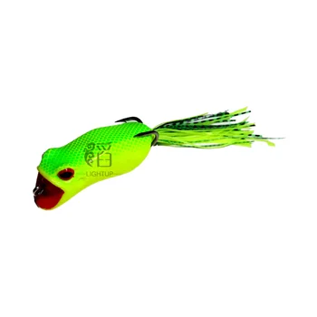 High Quality Bass Snakehead Frog Fishing Lure Artificial Soft Bait Hollow Body River & Lake with Double Hook – Soft Lure – view 5