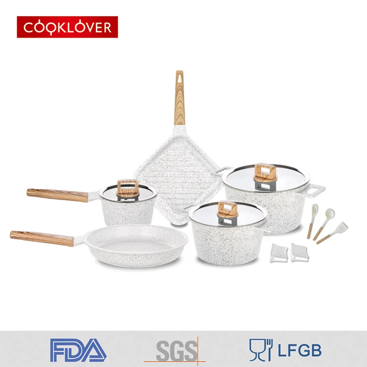 COOKLOVER Ceramic Cookware Set Non-Stick Dishwasher Safe