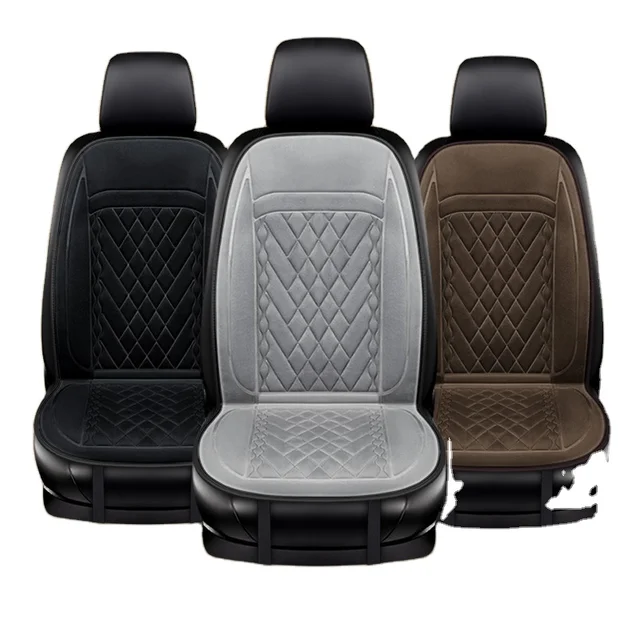 Car Mat Cooling Air Car Cushion Seat Cover 12V Air Ventilated Fan Air Conditioned Cooler Heating Pad