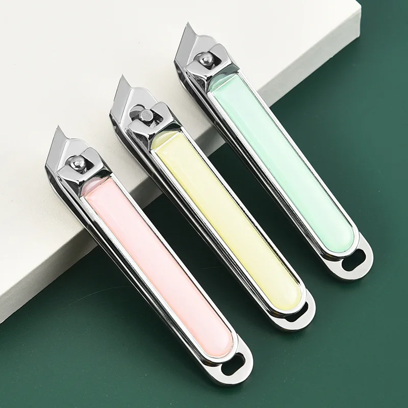 product professional customized nail clippers with tray manicure tool podiatory nail clipper matte-3