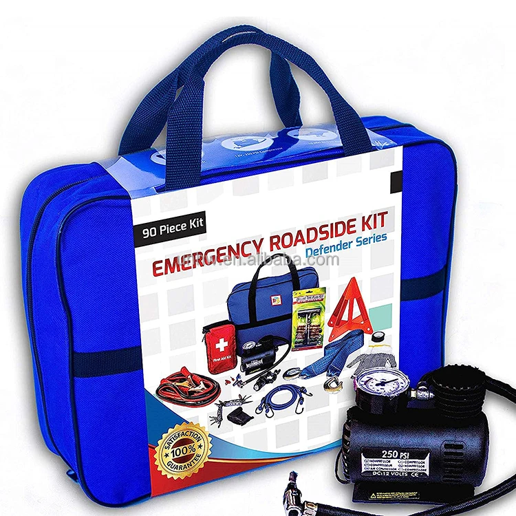 Roadside Emergency Kit Car Emergency Safety Kit Bag Car First Aid Kit For Travel Safety Buy