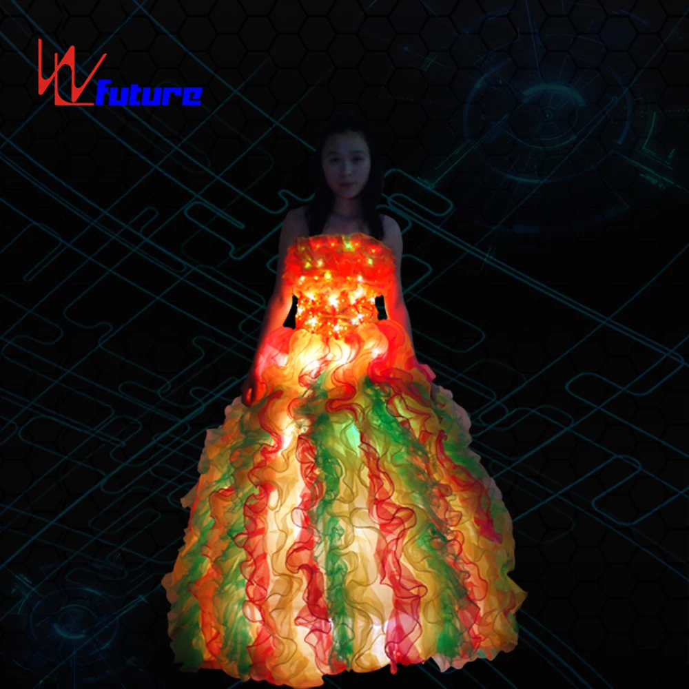 glow in dark prom dresses R9003