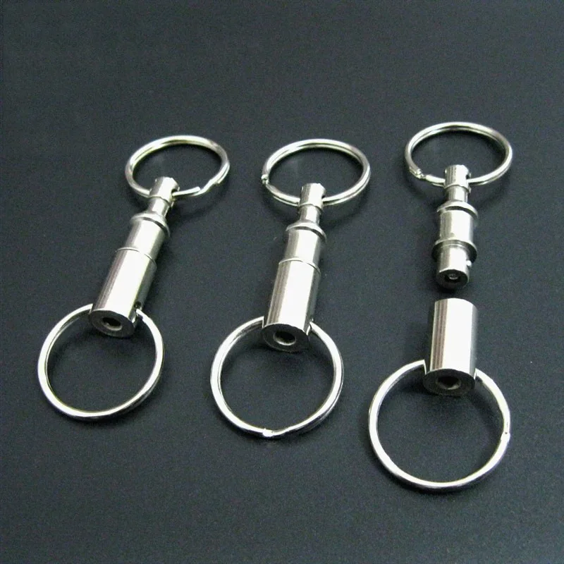 Removable Quick Release Keychain Pull Apart Keychain Accessory Split