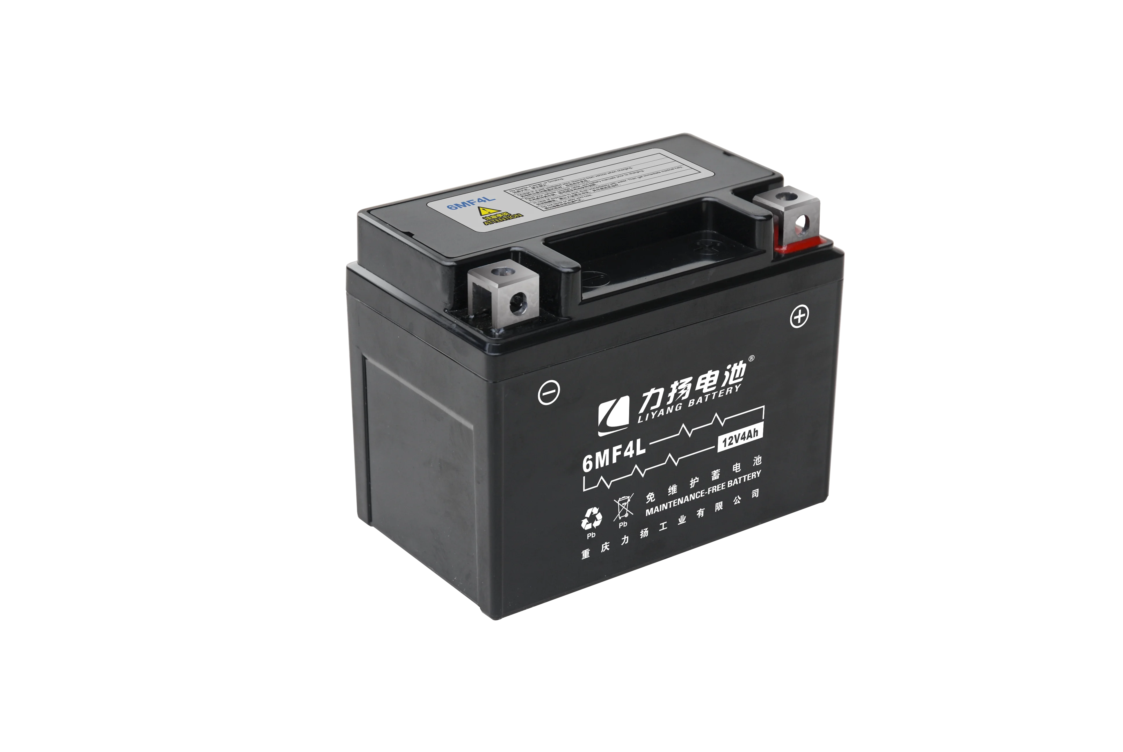 6MF4L Motorcycle Spare Part and Accessories 12V 4Ah Maintenance Free Lead Acid  Battery for Two Wheel Motorbike