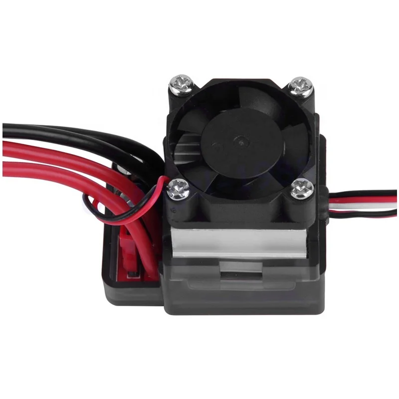 Contrôleur de vitesse électronique bidirectionnel étanche haute tension ESC brossé 320A 60A RC avec connecteur XT60 pour moteur brossé 390 540 550