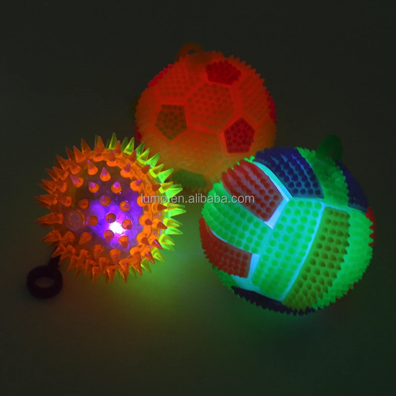 Squeaky Football Led Light Glowing Football Light-up Toys New Led Light ...