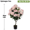 90cm(3.0ft) Pink Hydrangea Tree