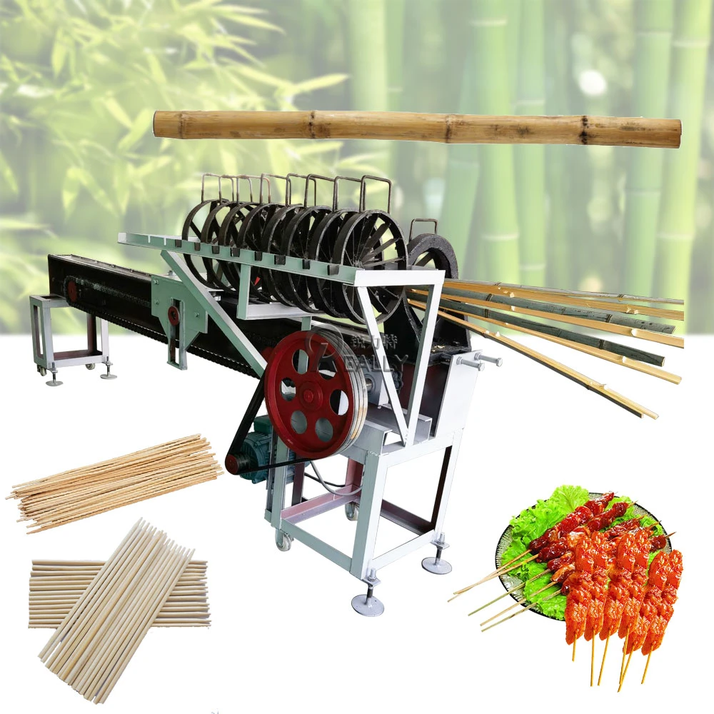 Automatic Bamboo Toothpick Making Machine Bamboo Stick Machine Bbq