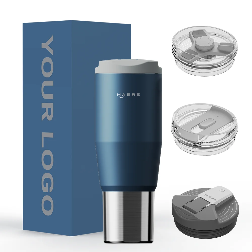 New Design 3 in 1 Lid Custom Logo Stainless Steel Tumbler