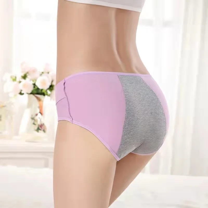 Wholesale Leak Proof Menstrual Panties Physiological Pants Women Underwear Period Cotton Waterproof  Briefs