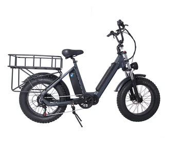 Xinyida Dual Battery Cargo Ebike 20inch 48v 13ah+10.4ah 1000w Aluminum Alloy Electric Bike