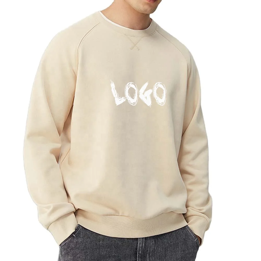 Wholesale Custom Oversized Crewneck Pullover Sweater Blank French
