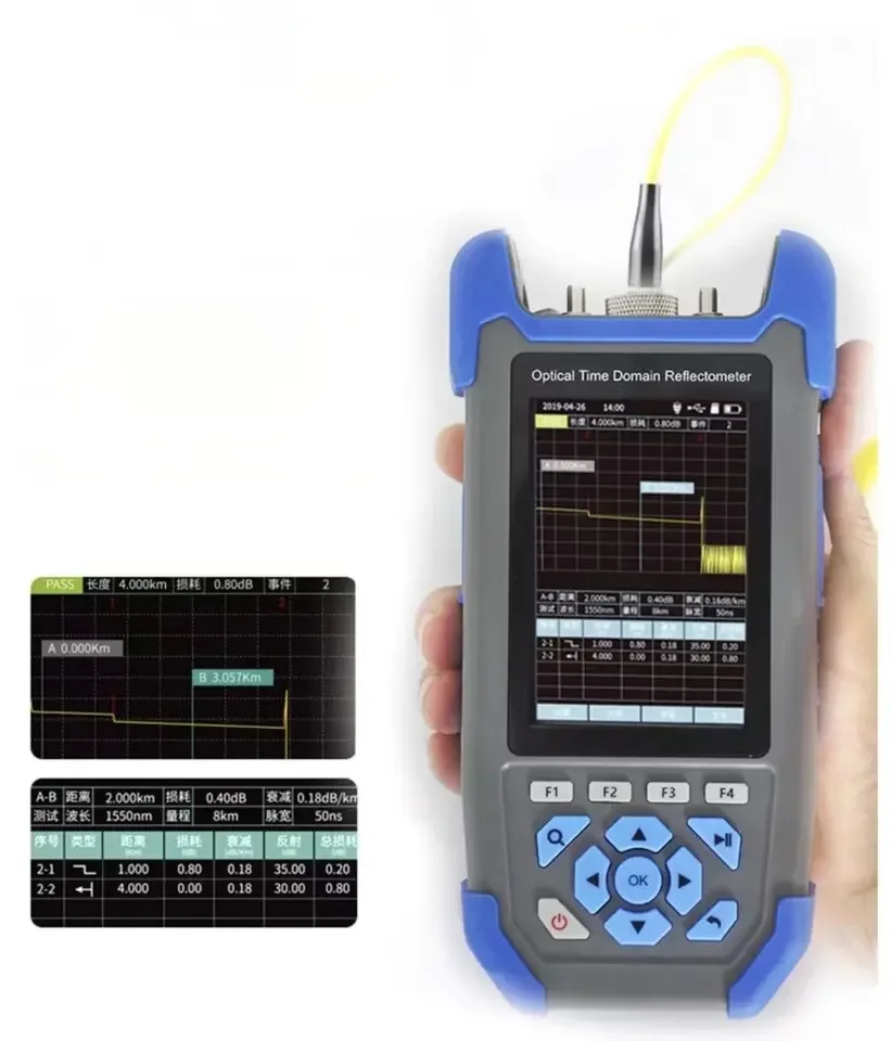 Fiber Optic JW3302S Mini OTDR - Precision & Reliability