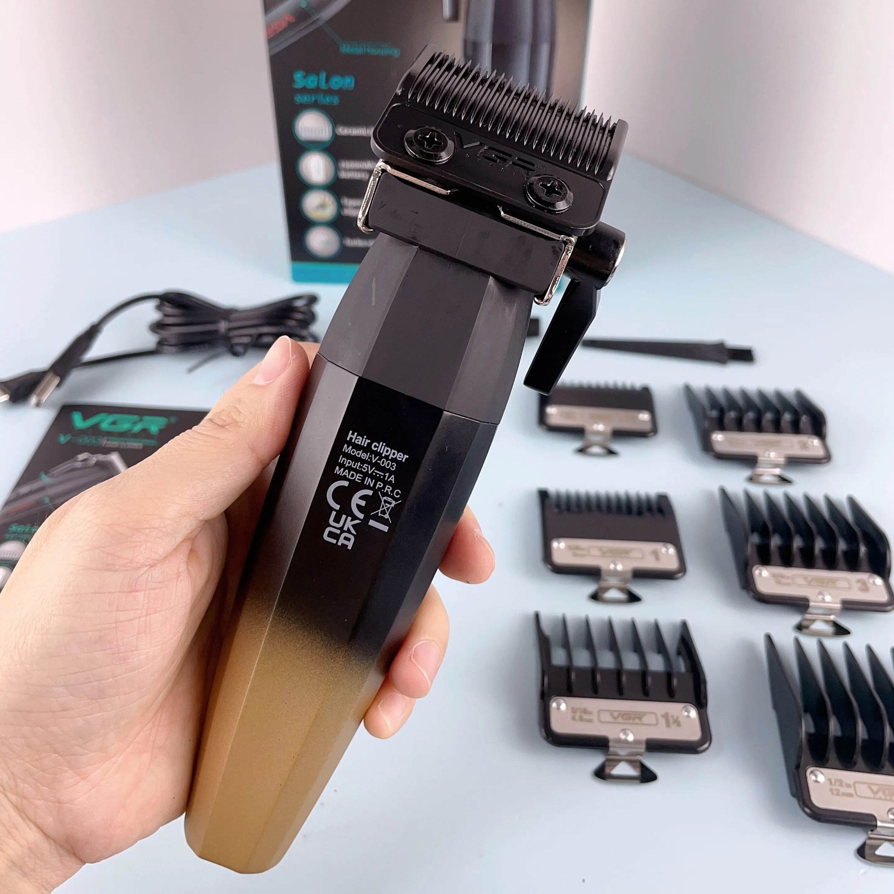 VGR V-003 バリカン セラミック刃 VGR V-003 DLC Blade Hair Clipper Blade Trimmer Replacement