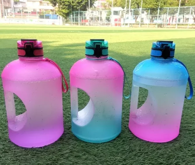 1 Gallon Water Bottle with Straw - Motivational Hydration