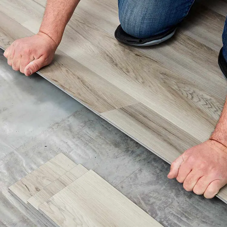 Waterproof 8mm Plastic Vinyl Plank Flooring Click Lock Lvt Spc Flooring Luxury Vinyl Flooring for Indoor
