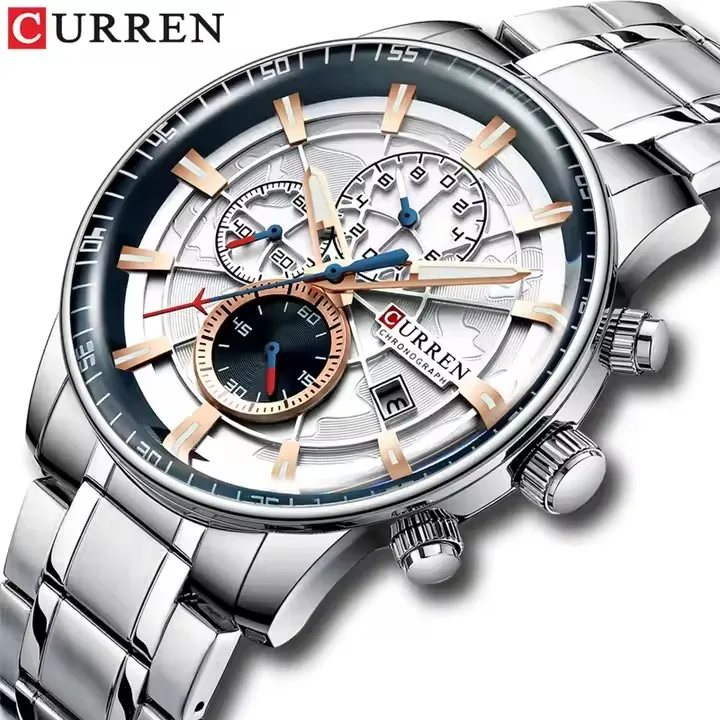 Curren chronograph watch sale