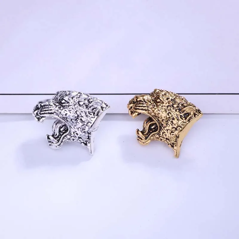 Silver925レオパードブローチ　vintage Designer Vintage Leopard Head Brooch - Stylish Jewelry