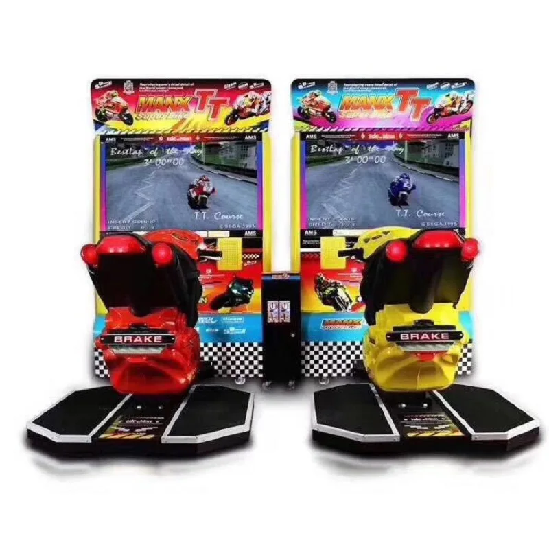 Coin Operated Driving Simulator Game Machine Cool Moto Racing Game Machine Moto Racing Simulator