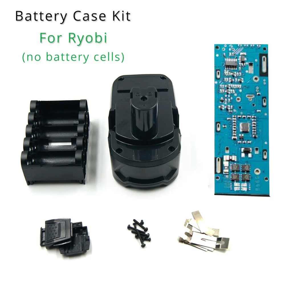 P108 10X18650 Литиево-ионный аккумулятор Пластиковый корпус для зарядки печатная плата 18 В P103 P118 BPL-1815 крышка корпуса