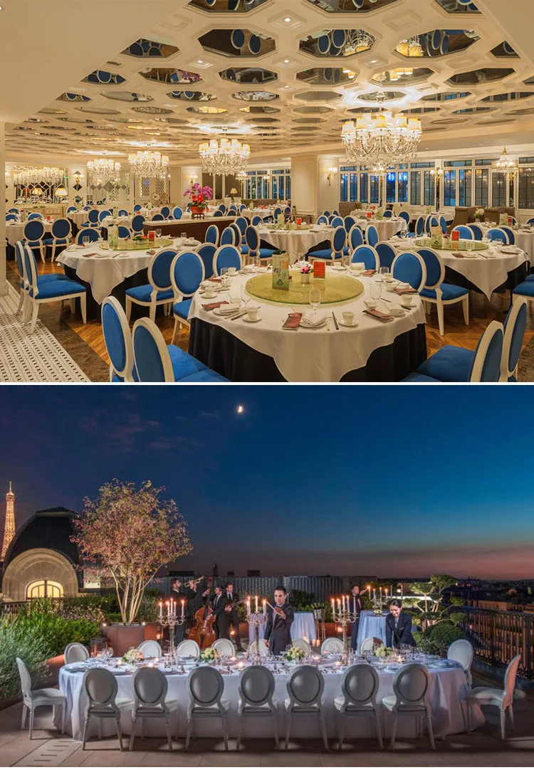 wooden white dining chair