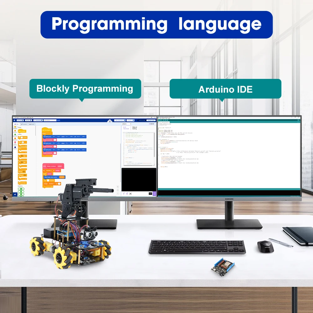 Robotlinking ESP32 Programmable Robot Car Kit for Arduino