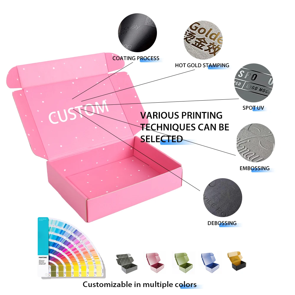 Recyclable Corrugated Foldable Gift Packaging Custom Print Three Layer Strong 2025 Trending Look Paper Shipping Mailer Box