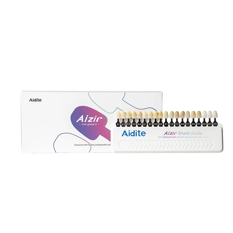 Aidite 16 Colors Dental Lab Bleach Shade Guide A1d4 Composite Resin