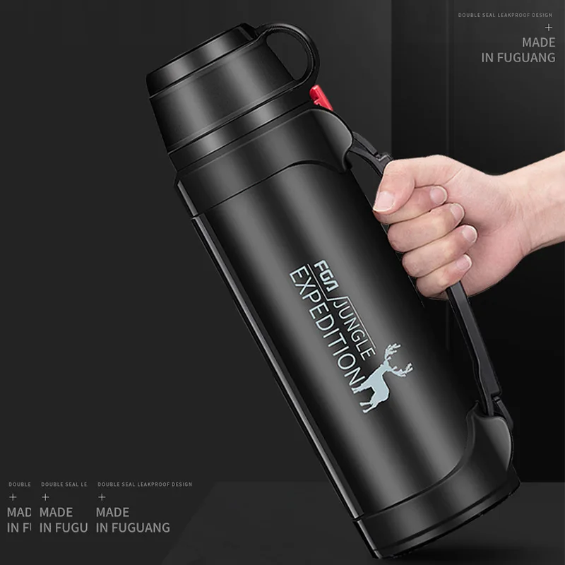 Lock & lock Giant Hot Tank Vacuum Insulated Stainless Water Bottle 1.8L  Express