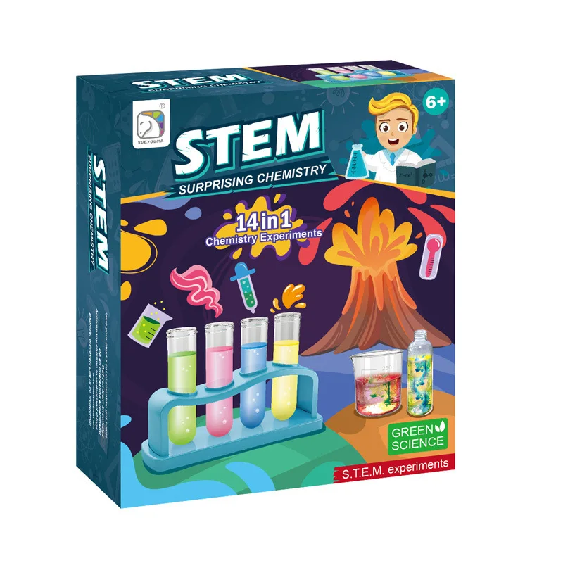 14 In 1 Chemistry Kids Science Kits Stem Children Toys Educational