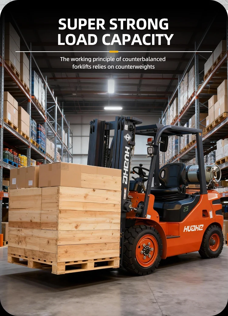 China Factory   3 Ton Lpg/gasoline  Forklift with Competitive Price