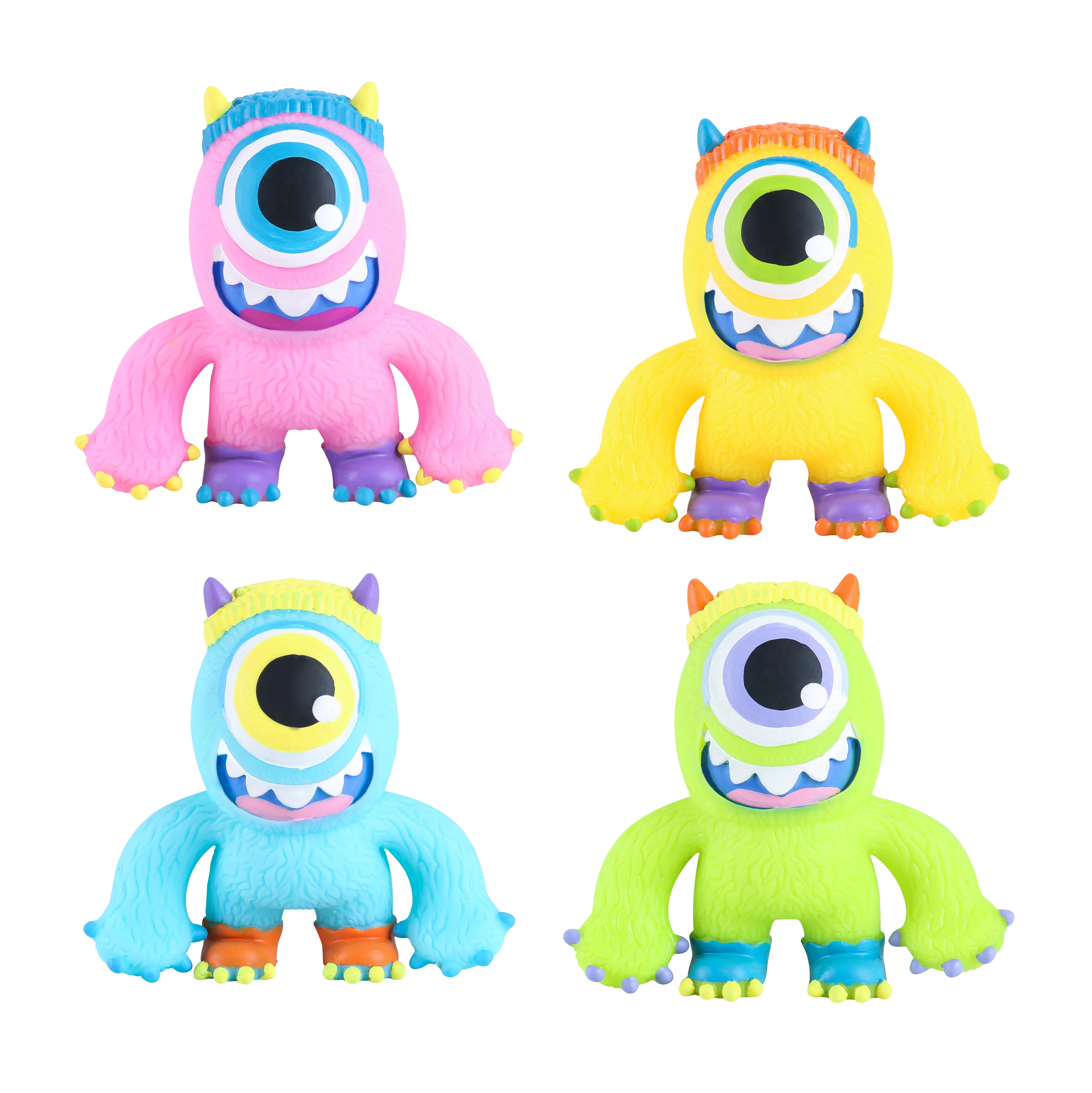 High Quality Custom Patent Reserved Squishy Big Eyes Monster Fidget Elastic Toys Squeeze Toys for and