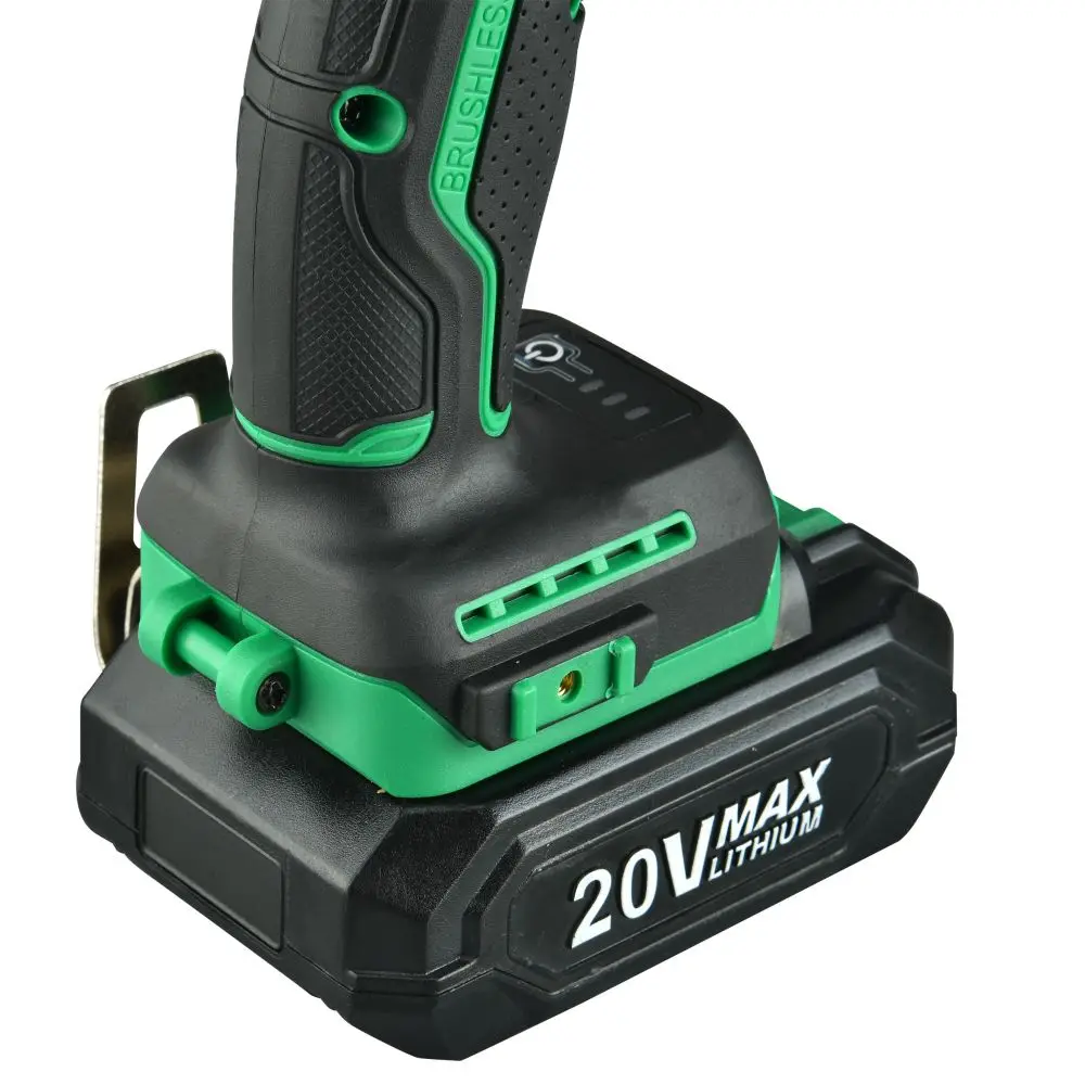 Портативный беспроводной бесщеточный ударный гайковерт с литиевым аккумулятором 20 в, электроинструмент