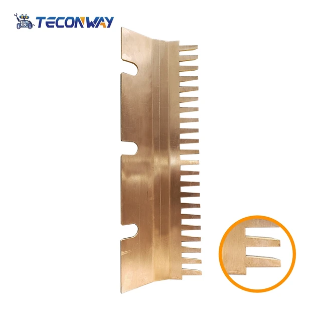 China Manufacturer Brass Customized Accurate Sharp Bag Noodle Scraper Comb for Instant Noodles Production Line