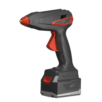Customized 20V 100W Industrial Use Cordless Glue Gun High Power Rechargeable DIY Grade Hot Melt Application