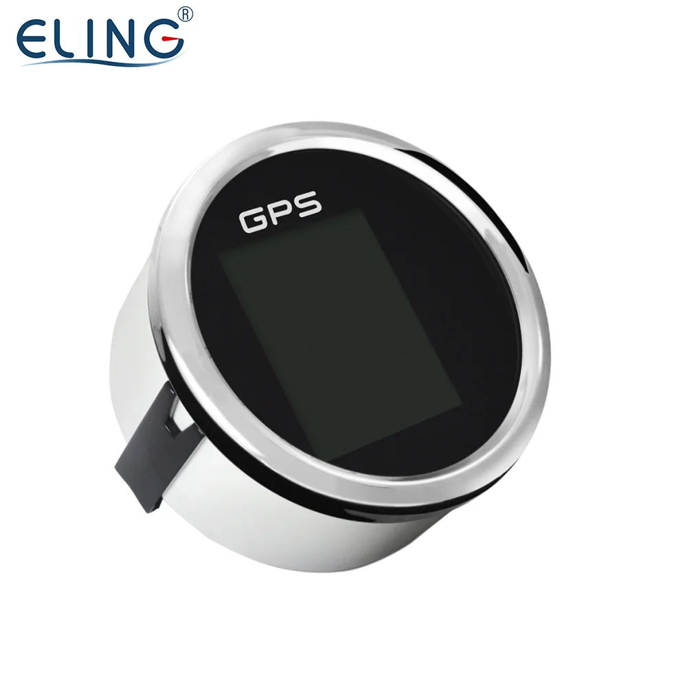 ELING 85mm Digital Speedometer TFT Screen With Trip Course Over Ground Voltmeter Odometer for Cars Tractors Vans Speedboats
