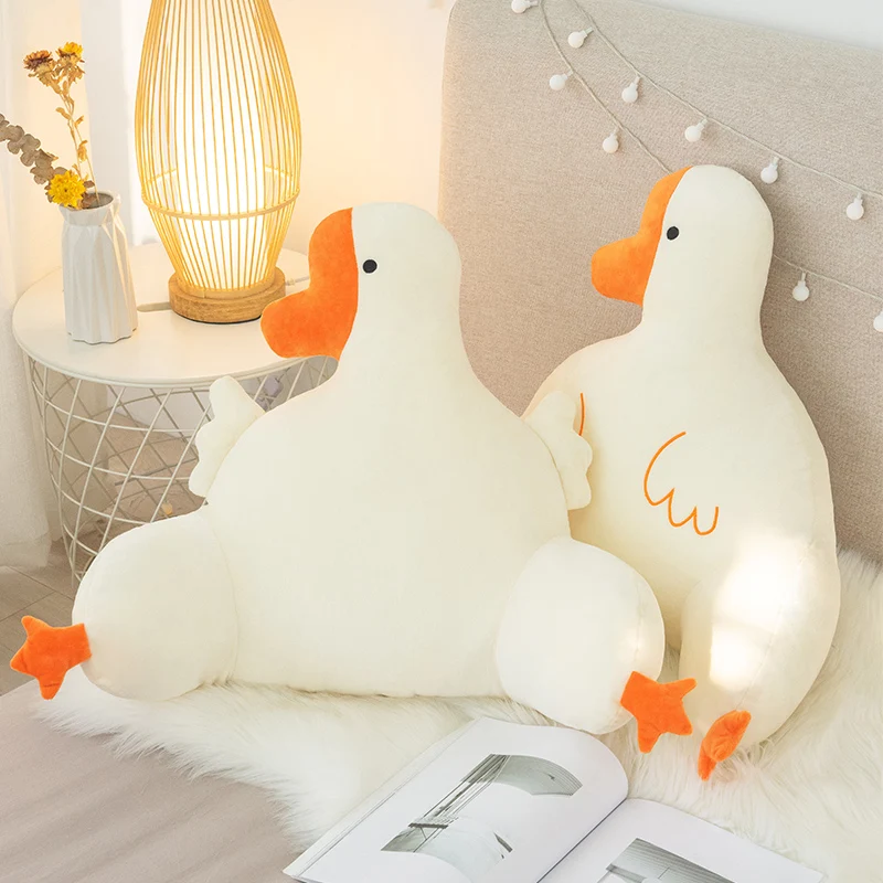 Customized Goose & Duck Multifunctional Plush Home Pillow & Office Chair Waist Cushion Self-Designed Series PP Cotton Filling
