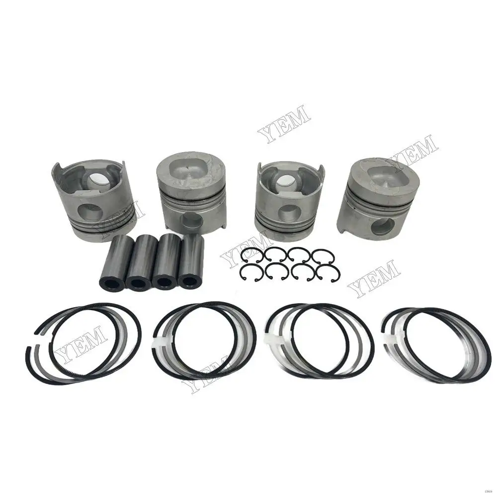 For Isuzu 4BD1 Piston Kit W/ Ring Repair Part Engine Rebuild Kit
