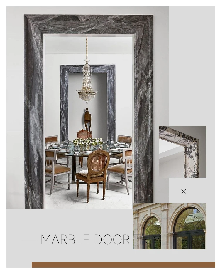 Villa Marble Door Trim Border Trimming Stone White Marble Moulding Edge