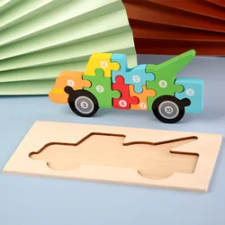 Wholesale Manufacturers Fun Children Toddler Baby Logical Thinking Toy Mini Jigsaw Puzzle 3D Wooden Puzzle & Games