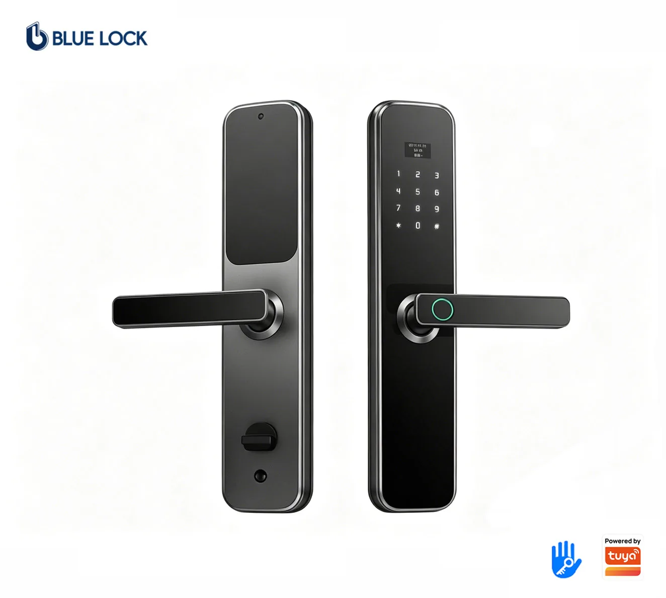 Bluelock TTLock Smart Door Lock Password Tuya WiFi Grade C Security Keyless Entry Biometric Fingerprint Lock Door